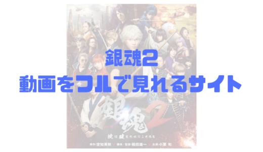 銀魂2の動画をフルで配信するサイト 掟は破るためにある スキクエ